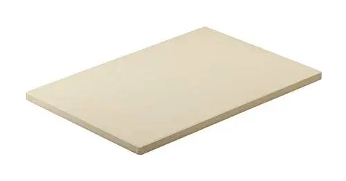 Produktbild: RÖSLE Pizzastein rechteckig, Hochwertiger Pizzastein aus Cordierit zur Zubereitung von Pizza, Flammkuchen, Brot usw. auf dem Grill oder im Backofen, 42 x 30 cm