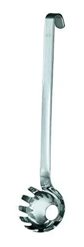 Produktbild: RÖSLE Spaghettiheber, Hochwertige Spaghettikelle mit Hakengriff, Edelstahl 18/10,spülmaschinengeeignet, 29.5 cm, Grau