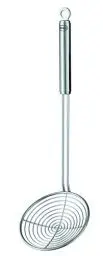Produktbild: Rösle Seihlöffel, Hochwertiger Abseihlöffel mit Rundgriff, 14 cm, Edelstahl 18/10, Spülmaschinengeeignet, Silberfarben, Silber