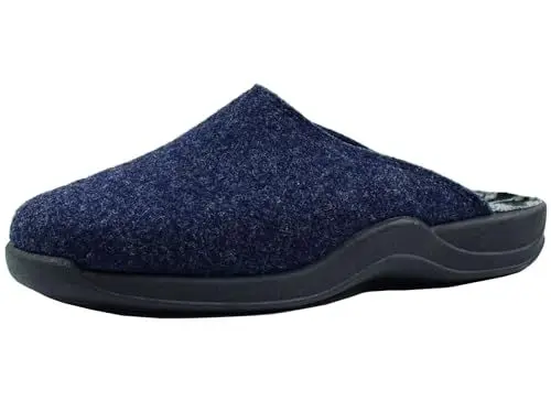 Produktbild: Rohde 2309 Vaasa-D Schuhe Damen Hausschuhe Pantoffeln Weite G, Größe:42 EU, Farbe:Blau