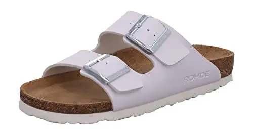 Produktbild: Rohde ALBA Damen, Frauen, Pantoletten, Slipper,Slides,Sandalen,Sommerschuhe,Freizeitschuhe,sommerclogs,Clogs,Sandalen,Slides,Weiss,40 EU