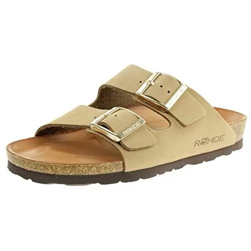 Produktbild: Rohde ALBA Damen, Frauen, Pantoletten, Slipper,Slides,Sandalen,Sommerschuhe,Freizeitschuhe,Mules,Gartenschuhe,Sommerschuhe,Natur,41 EU