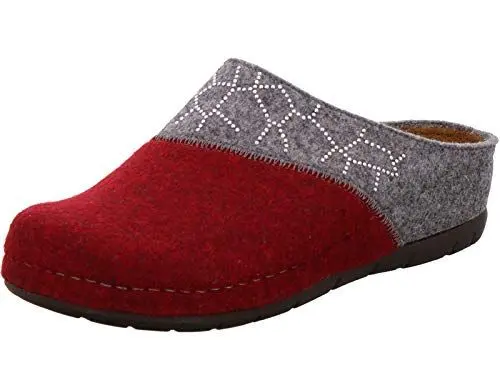 Produktbild: Rohde Damen Pantoffeln Softfilz Hausschuhe Rodigo-40 6030, Größe:41 EU, Farbe:Rot