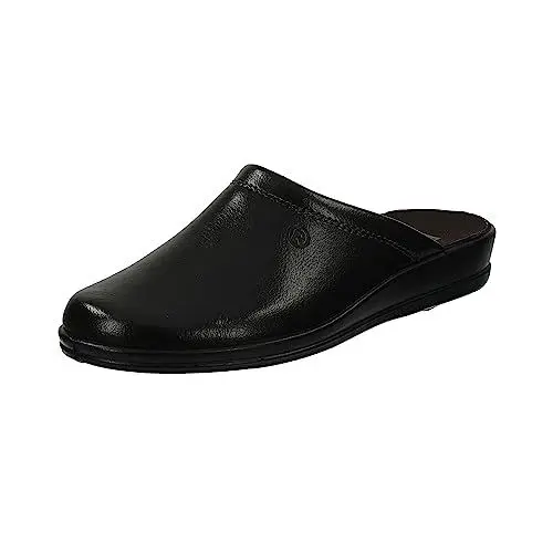 Produktbild: Rohde Lekeberg Herren Pantoffeln Hausschuhe Schuhe 1550 braun, Schuhgröße:45 EU