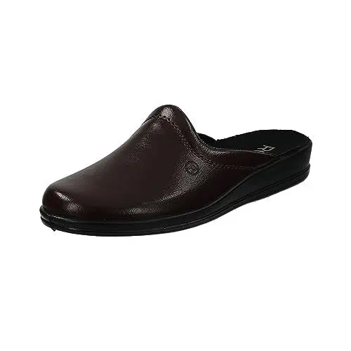 Produktbild: Rohde Lekeberg Herren Pantoffeln Hausschuhe Schuhe 1552 weinrot, Schuhgröße:43 EU
