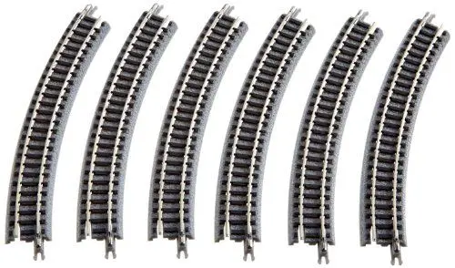 Produktbild: 7297032 Z Rokuhan Gleis (mit Bettung) Gebogenes Gleis 30 ° 195 mm 6 St.