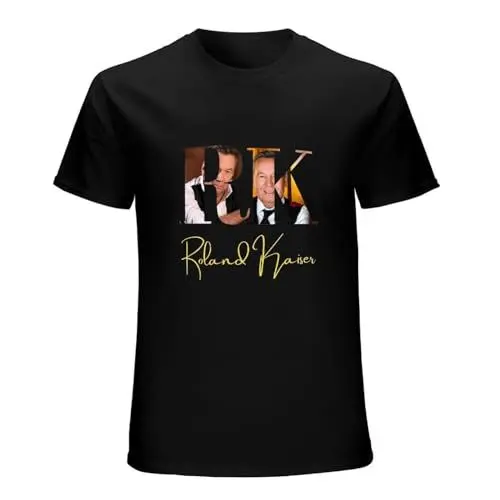 Produktbild: Roland Kaiser Festival T-Shirt - Herrenmode Baumwolle Schwarz Kleidung XXL