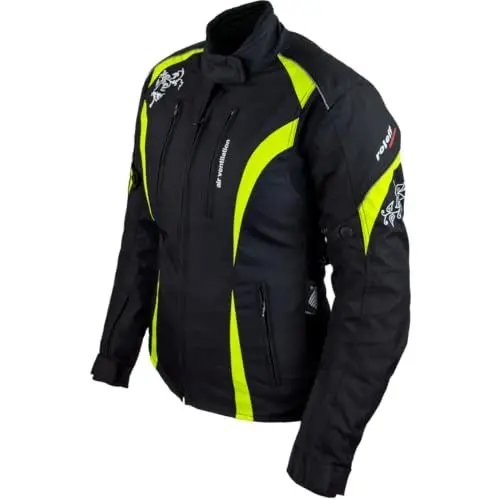 Produktbild: Roleff Racewear Motorradjacke Lady Latina, Neon Gelb, Größe XL