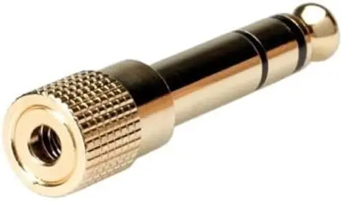 Produktbild: ROLINE GOLD Stereo Adapter 6,35 mm Stecker - 3,5 mm Buchse