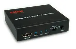 Produktbild: ROLINE HDMI 4K Audio Extraktor LPCM 7.1