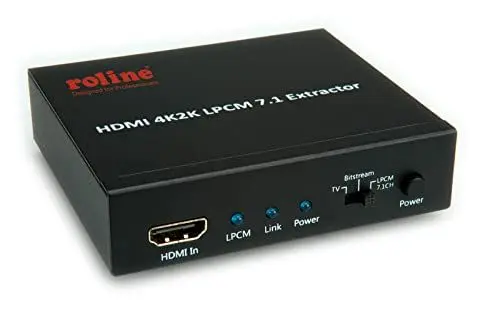 Produktbild: ROLINE HDMI 4K Audio Extraktor LPCM 7.1
