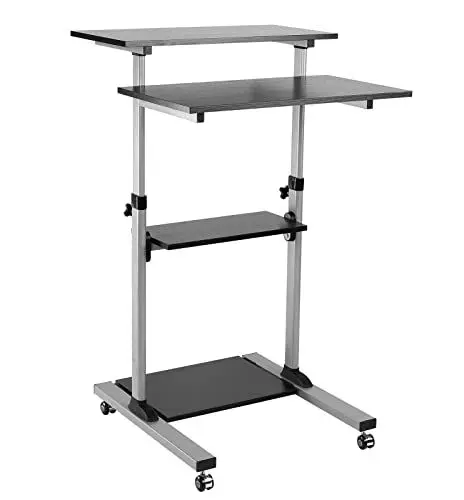 Produktbild: ROLINE PC-Steh-Arbeitsplatz, höhenverstellbar, schwarz / grau