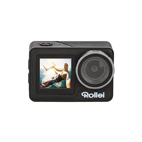 Produktbild: Rollei Actioncam 11S Plus, wasserdichte Actioncam mit 4K Videoauflösung (30fps),Touchscreen und WiFi um per App die Kamera zu steuern.