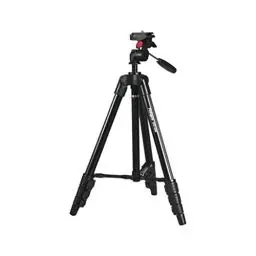 Produktbild: Rollei Compact Traveler Star S1 - kompaktes Videostativ aus Aluminium mit bis zu 2 kg Traglast, inkl. Stativkopf und Schnellwechselplatte - Schwarz