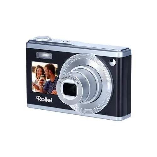 Produktbild: Rollei Compactline 10X - 20 MP - 10x optischer Zoom·· Selfie Display·· Erleben Sie Perfektion in jedem Bild durch elektronisch Stabilisierung!