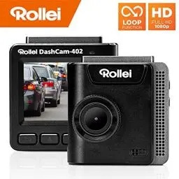 Produktbild: Rollei Dashcam 402 mit GPS und G-Sensor | Rechtskonforme Autokamera vorne | 1080p Full-HD | Auto-Kamera zur Überwachung und Parküberwachung | Dash Cam Video-Registrator mit Loop Funktion