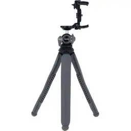Produktbild: Rollei Monkey Pod 3: Vielseitiges Mini-Stativ - Smartphone, Kamera, Selfie-Stick - Kompatibel, flexibel, leicht, 360° drehbarer Kugelkopf (grau)
