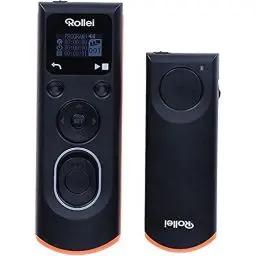 Produktbild: Rollei Wireless Fernauslöser für Sony – erlaubt die kabellose Fernauslösung, Langzeitbellichtungen, Serienbild und Zeitintervall Aufnahmen Ihrer (Hersteller) DSLM/DSLR Kamera, LCD-Display beleuchtet