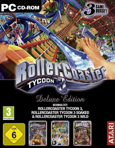 Produktbild: Roller Coaster Tycoon 3, Deluxe Edition