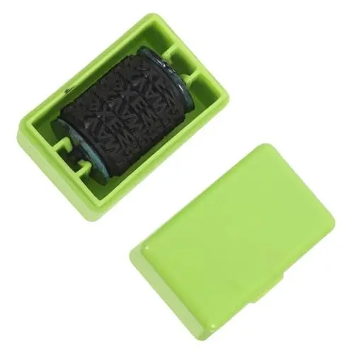 Produktbild: Roller Verstümmelte Siegelrollen Namensstempel Post Privatsphärenroller Unterschriftenstempel Zum Signieren Namensprivatsphäre Sicherheitsrollerstempel DIYEAH