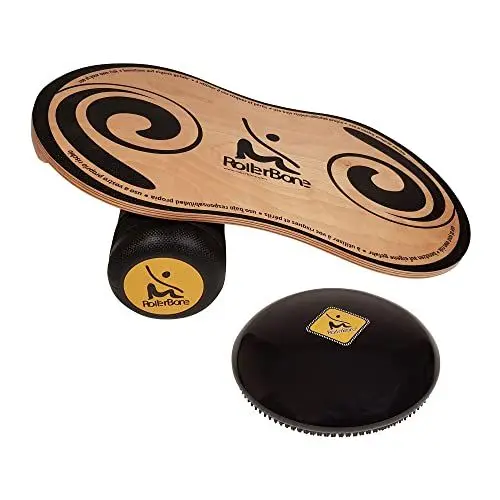 Produktbild: RollerBone 1.0 Pro Set + Softpad – Balance Board & Balance Trainer für Fitnesstraining