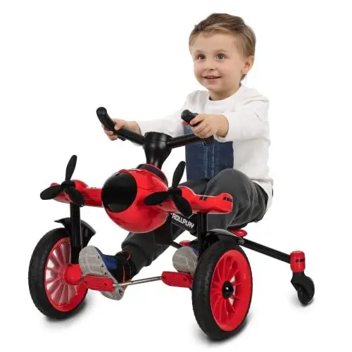 Produktbild: Rollplay Flex Pedal Drifter, Mit Pedale, Tretfahrzeug, zusammenklappen, für Kinder ab 1,5 Jahre, Bis max. 35 kg, Rot, Kinderfahrzeug - 45714