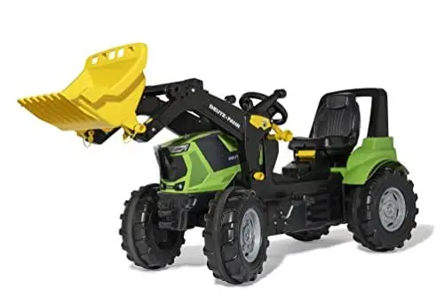 Produktbild: Rolly Toys 730087 730087-rollyFarmtrac Deutz Agrotron 8280 TTV (inkl. rollyTrac Lader, von 3-8 Jahren, mit Flüsterlaufreifen, Sitz längen-und höhenverstellbar)