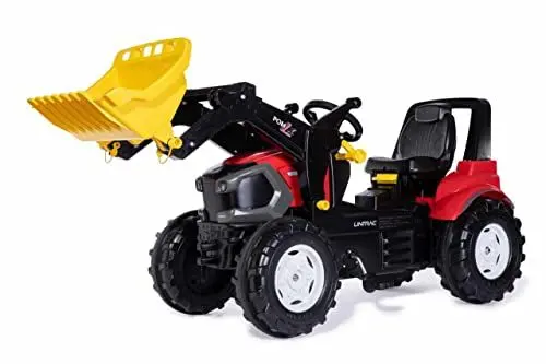 Produktbild: Rolly Toys Trettraktor/Tretfahrzeug rollyFarmtrac Premium Lindner, FL (für Kinder von ca. 3-8 Jahren, mit Frontlader, Überrollbügel und Flüsterlaufreifen) 730117