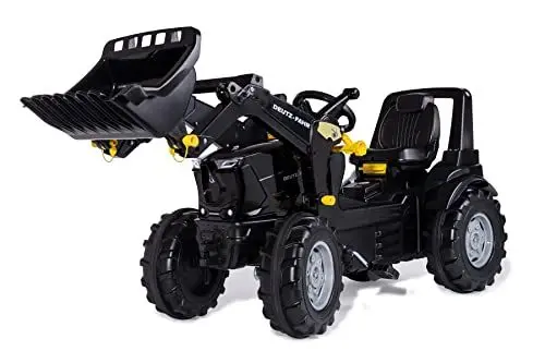 Produktbild: rollytoys 730148 Tretfahrzeuge Rolly Toys Trettraktor rollyFarmtrac Premium II Deutz 8280 TTV Warrrior-neu (für Kinder von ca. 3-8 Jahren, mit Frontlader, Überrollbügel und Flüsterlaufreifen)