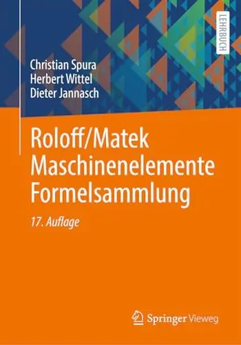 Produktbild: Roloff/Matek Maschinenelemente Formelsammlung