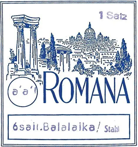Produktbild: Romana Balalaika-Saiten Prim Satz 6-saitig