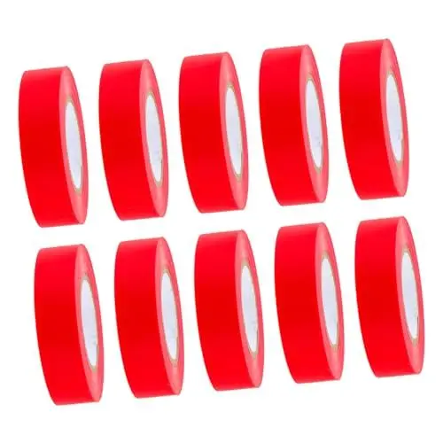 Produktbild: ROMISBABA Isolierbandrollen 10 Stück Elektrikerbänder Pvc-isolierband Hochtemperatur-drahtband Verwenden Sie Elektrikerband Zum Reparieren Von Kabeln