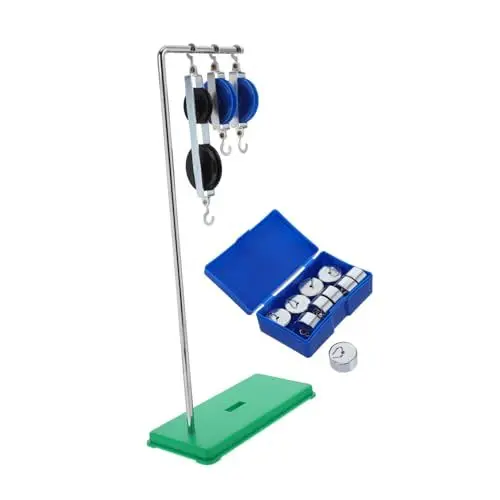 Produktbild: ROMISBABA 1 Set Flaschenzug Und Halterung Wissenschafts Lernset Laborexperimente Wissenschafts Kits Physik Experiment Riemenscheibe Physik Experiment Set Maschinen Riemenscheiben