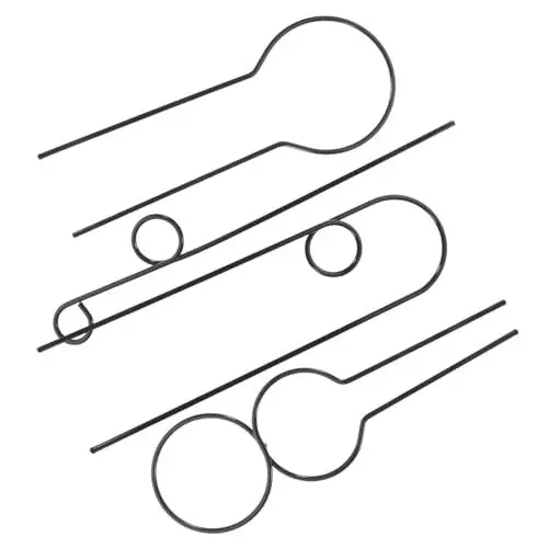 Produktbild: ROMISBABA 4pcs Metall Garten Spalier Anlage Klettern Unterstützt Für Topfpflanzen Indoor