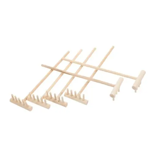 Produktbild: ROMISBABA 6-teiliges Miniatur-gartenrechen-Set Sandkasten-Werkzeuge Für Die Sandgestaltung Mini-sandrechen Für Tragbare Mini-rechen Für Sandkunst