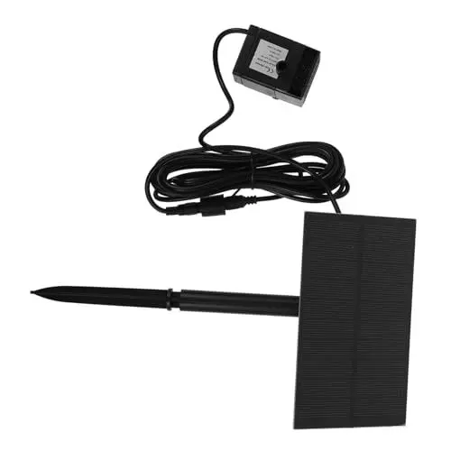 Produktbild: ROMISBABA Solar Springbrunnen Teich Gartenbrunnen Im Freien Kleine Teichbrunnenpumpe Schwarzwasserbrunnenpumpe Für Teiche Solarbrunnenpumpe Pp Solar Solar Springbrunnen