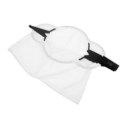 Produktbild: ROMISBABA Obstpflücker Aus Der Luft Apfelpflückerkorb Gartenobstpflücker Wiederverwendbarer Obstpflücker Obstpflückwerkzeug Garten Obstwerkzeug Obstpflückkorb Schwarzer Edelstahl