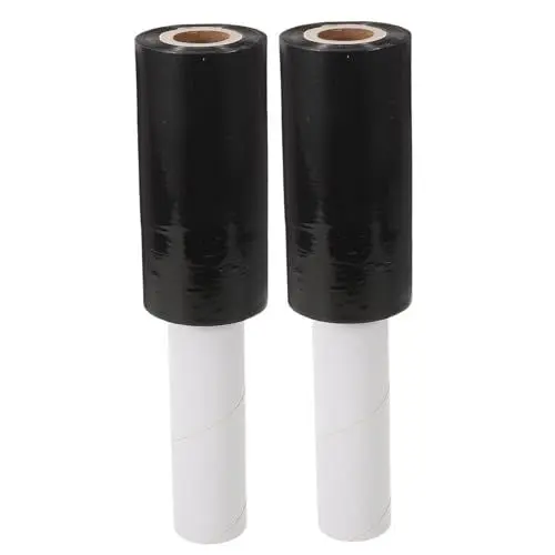 Produktbild: ROMISBABA Rollen Griff mit Stretchfolie Stretchfolienspender Mini-Stretchfolie für Flaschen Handheld Verpackungsfolie Handliche Verpackungsfolie Plastikfolien für die Küche Bündelband Sport