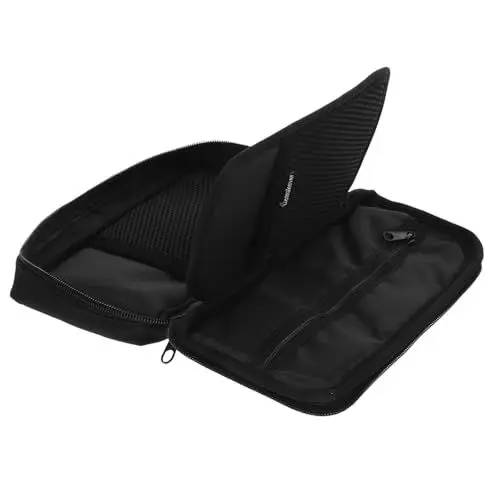 Produktbild: ROMISBABA Taschenrechnertasche Federmäppchen Federtasche Schreibwaren Tasche Organizer Handtasche aufbewahrungsbeutel praktische Stifttasche Multifunktions-Bleistifttasche Nylon Black
