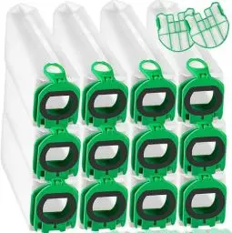 Produktbild: ROMIVO 12 Stück Staubsaugerbeutel kompatibel mit Vorwerk Kobold VB100 FP100 VB 100 FP 100, Premium Filtertüten Ersatz Staubbeutel für Kobold VB100 Staubsauger Beutel