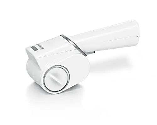 Produktbild: ROMMELSBACHER Multi Reibe MR 6 - herausnehmbare Reibetrommel aus Edelstahl, für Hartkäse, Nüsse, Schokolade & mehr, Power-Akku, weiß