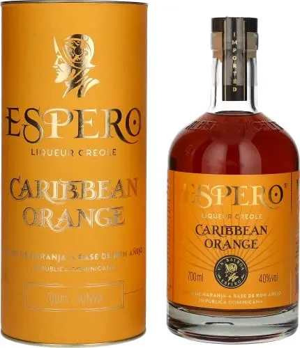 Produktbild: Ron Espero CARIBBEAN ORANGE Liqueur Creole 40% Vol. 0,7l in Geschenkbox