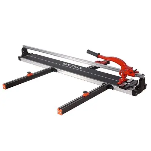Produktbild: RONGU 48 Zoll Manuelle Fliesenschneider Maschine Einzelne Schiebeschiene Adjustable Keramische Porzellanfliese Schneiden Heavy Duty 1200mm RJ1200JQLHJDGUE