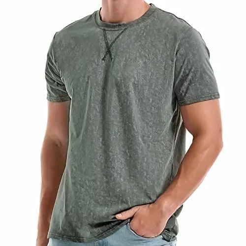 Produktbild: RONOMO Herren T-Shirt Hochwertiges T-Shirt（V1 CSX Grau XXXL