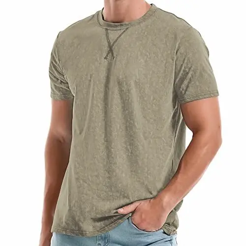Produktbild: RONOMO Herren T-Shirt Hochwertiges T-Shirt（V1 CSX Military Green L