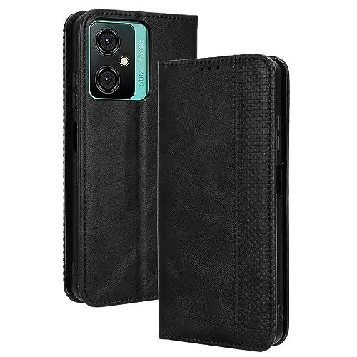 Produktbild: RonRun OSCAL C70 Hülle Flip PU Leder Magnet Handyhülle mit Wallet Case Klappen Ständer Stoßfest Schutzhülle Kompatible für OSCAL C70, schwarz