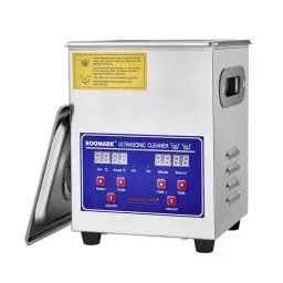 Produktbild: Roomark 2L Ultraschallreinigungsgerät Edelstahl Ultraschallreiniger mit Heizung Timer Ultrasonic Cleaner für Zahnprothesen Schmuck Brillen Uhren Gläser Ultraschall-Reinigungsgerät mit Knöpfen
