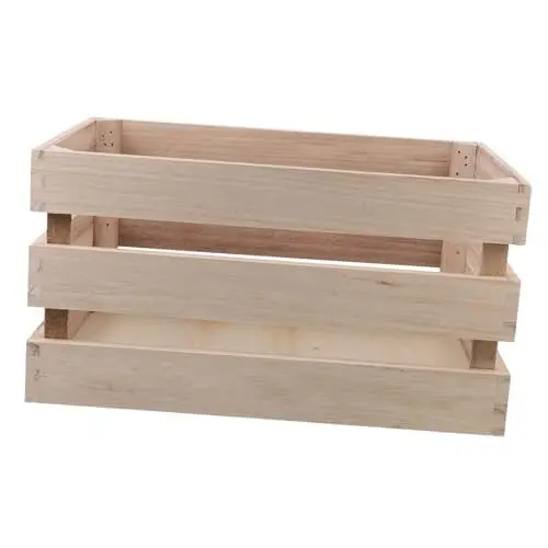 Produktbild: RORPOIR Holz Desktop Storage Box Rechteckige Körbe Kleinigkeiten Organizer Tragbare Bleistift Home Office Zubehör