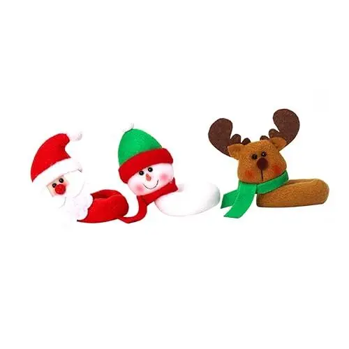 Produktbild: RORPOIR 3st Glas-identifikationsmarker Weihnachtskugeln Kennung Für Becher Weihnachtsweinglasmarker Rotweinglasmarker Weinglas-logo Party-cup-schild Glaskennung Champagnerglas Das Schild