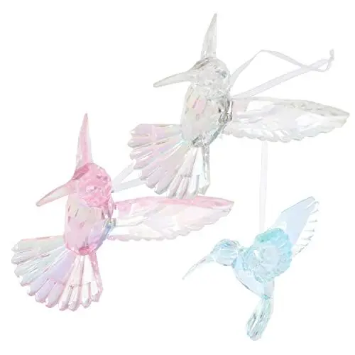 Produktbild: RORPOIR Elegante Acryl- - Schillernde Hängende Ornamente für Weihnachtsbaum-Dekoration
